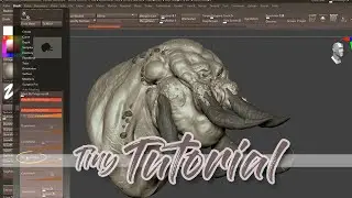 Zbrush ☆ How to support thin edges while sculpting on it / #04