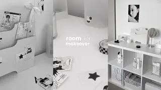 ROOM MAKEOVER vlog 🛒 : desk setup, study space + tour, acubi inspired, busy days, ikea & miniso haul