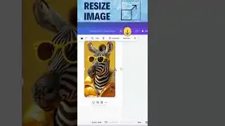 Resize Image in Canva (Quick & Easy) – Step-by-Step Tutorial 2024 #short  #canva