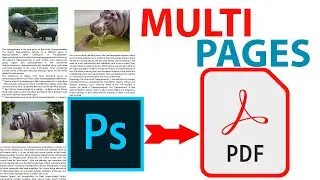 How to Create Multi Pages PDF Document in Photoshop CC