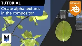 Blender tutorial: Create alpha textures in the compositor