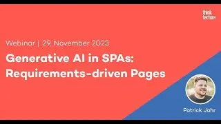 Generative AI in SPAs: Requirements-driven Pages & Forms mit Blazor WebAssembly