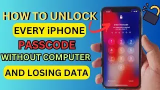 Unlock iPhone screen passcode || How to unlock every iPhone passcode without computer