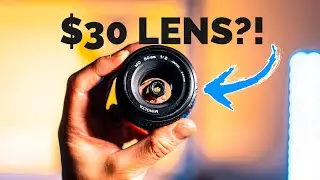 A Budget Vintage Lens that Looks So...Cinematic? - Minolta MD 50mm F2 Lens