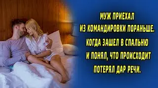 Муж приехал из командировки пораньше, то что он увидел, шокировало. Рассказ.