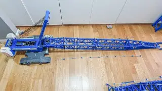 Lego Technic Liebherr LR11000 counter-arm assembly