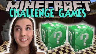 Minecraft: AVA KRIS TYSON CHALLENGE GAMES - Lucky Block Mod - Modded Mini-Game