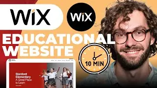 Educational Website on Wix in 10min - How To Create Educational Website on Wix Complete Tutorial