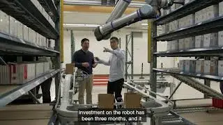 Universal Robots cobot’uyla #DCL Logistics, 3 ayda yatırım getirisi sağladı.