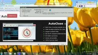 AutoClose - A tiny tool closes running programs on the scheduled time automatically