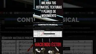 Así MEJORARÁS tus OSTINATOS, PLANOS de MOVIMIENTO y Texturas ORQUESTALES!🎻✅