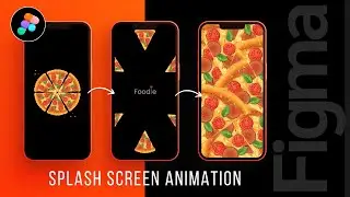 Pizza app splash screen animation in Figma | Food App | Easy Tutorial | Figma Animations