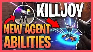 NEW Agent KILLJOY Gameplay - All Abilities Showcase & Breakdown | Valorant