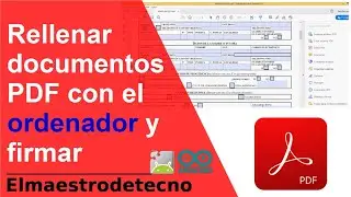 Rellenar un documento PDF y firmar en el ordenador