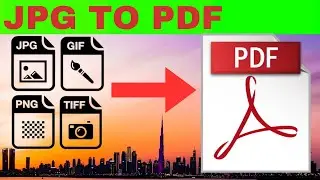 How To Convert Image To PDF File | Convert Photo To PDF