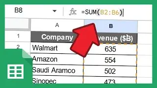 Google Sheets Tutorial: Calculate the Total Sum of Cell Values