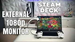 STEAM DECK Portable Monitor 1080p 60hz External 15.6