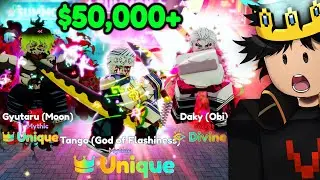 I SPENT 24 HOURS & $50,000 ROBUX FOR THE DEMON SLAYER UNITS - Anime Adventures