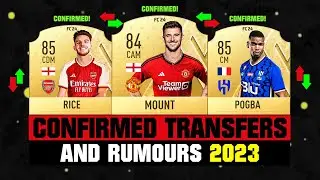 FIFA 23 | NEW CONFIRMED TRANSFERS & RUMOURS! 🤪🔥 ft. Mount, Rice, Pogba... etc