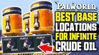 BEST Base Locations for CRUDE OIL (inc only TRIPLE OIL spot) // Palworld Sakurajima Update