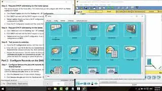 [CCNAv6 S1] 10.2.2.7 Packet Tracer - DNS and DHCP