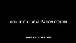 How To Do Localization Testing