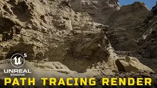 Unreal Engine 5 Path Tracing Render