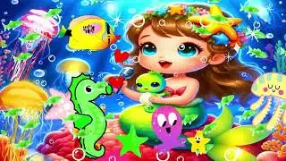 Cutest Lullaby Undersea For Your Little Princess and Calming Undersea Animation: Baby Lullaby | ❤️❤️