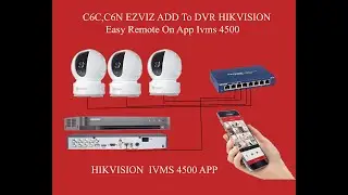 Add EZVIZ C6C into DVR HIKVISION 100%/SARUN NET