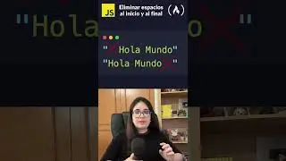 3 Formas de Eliminar Espacios en JavaScript #shorts #javascript
