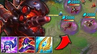 AIR-STRIKE KOG'MAW ONE SHOTS YOU FROM ACROSS THE MAP! (EVERY ULT IS A NUKE)