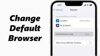 How To Change Default Browser On iPhone