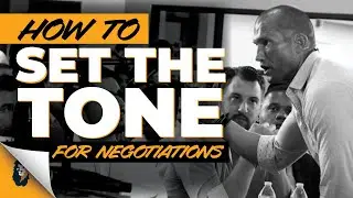 Sales Training // How to SET THE TONE for Negotiations // Andy Elliott