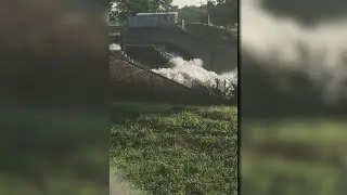 Video shows rushing waters after Lake Dunlap spillgate failure