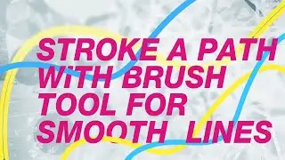 Photoshop Tutorial: Use the Pen Tool & Brush Tool to Create Smooth Lines & Shapes (in-class demo)