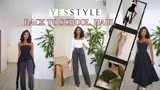 YesStyle Back to School Haul 2024 | Must-Have K-Fashion Outfits for School | Trendy K-Fashion...