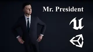 UE4 PREVIEW - GAME READY 3D Character - President