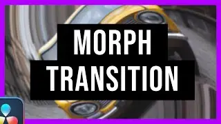 SO SIMPLE! Morph Transition you can easily create in DaVinci Resolve 18 in less than 1 minute!