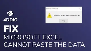 How to Fix Microsoft Excel Cannot Paste the Data Error?|Excel Cannot Paste Data on Windows 11/10/8