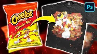 I Made T-Shirts Out Of Hot Cheetos Packaging!