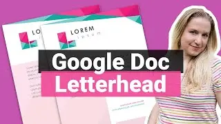 Google Docs Letterhead | How to Create a Letterhead Header and Footer in Google Docs | Page Numbers