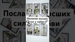 ПОСЛАНИЕ ВЫСШИХ СИЛ О ЛЮБВИ ❤️ онлайн гадание на картах таро сегодня на отношения и любовь #shorts