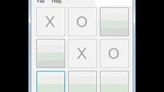 Visual Studio Winform Tic Tac Toe Tutorial Example (C#)