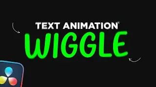 Wiggle Text Animation in Davinci Resolve | Full Tutorial |