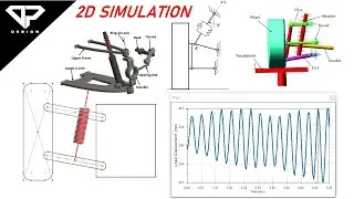 Suspension System 2D Dynamic Motion Study using Solidworks Sketch Blocks | Solidworks | DP DESIGN