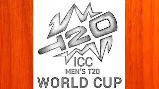 How to draw t20 world cup logo || T20 world cup 2024 drawing || T20 world cup 2024