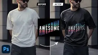 How to Place Logo on T-shirt in Photoshop - Quick Photoshop Tutorial