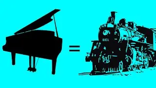 I made my piano sound like a train.