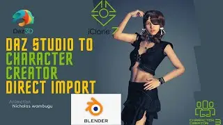 Daz studio tutorial for beginners - How to import a Daz Studio Character  to Character Creator 3