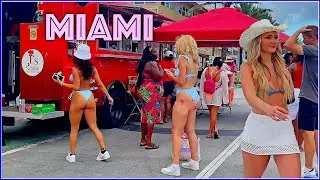 【4K】𝐖𝐀𝐋𝐊 ➜ Fort Lauderdale ☘️ Beach 🇺🇸 USA 🇺🇸  walking tour ! Miami